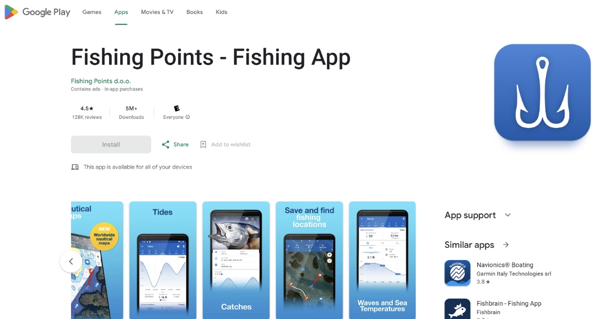 Fishing Points App