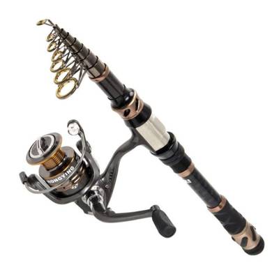 PLUSINNO Telescopic Fishing Rod Reel